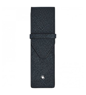 Montblanc Sartorial İkili Kalem Kılıfı Tweed Blue 220354