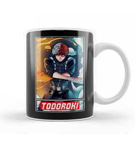 Todoroki Fanart My Hero Academia Kupa Bardak Porselen