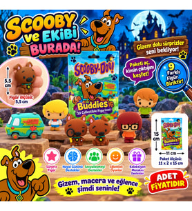 20302 3D FİGÜR SCOOBY DOO BUDDIES SÜRPRİZ PAKET SCOO 36D