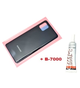 Samsung Galaxy NOTE 10 LİTE Arka Pil Batarya Kapağı (CAM+B-7000) SİYAH