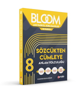 ARTIBİR YAYINLARI 8 SINIF SÖZCÜKTEN CÜMLEYE ANLAM YOLCULUĞU 20 LGS FASİKÜL SORU BANKASI