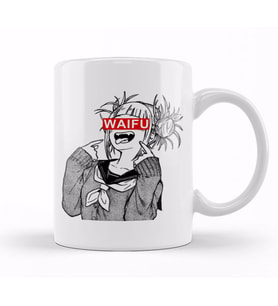 Himiko Toga Waifu Anime Kupa Bardak Porselen