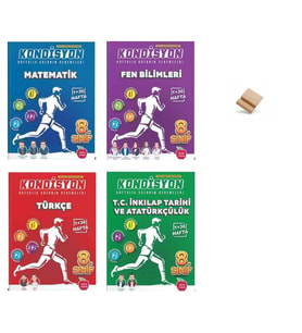 Newton LGS 2027 8. Sınıf Matematik Fen Türkçe ve İnkılap 4lü Kondisyon Haftalık Deneme + Telefon Standı