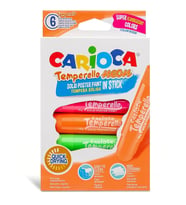 CARİOCA TEMPERELLO STICK POSTER BOYAMA KALEMİ FOSFORLU 6LI
