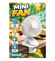 360° Döner Başlıklı Mandallı USB Mini Fan – 3 Hızlı Taşınabilir Sessiz Fan