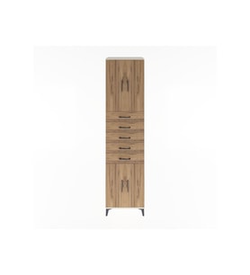 Hyperion Dolap 3 Raflı 5 Çekmeceli 4 Kapaklı 60x44x243 Aytaşı-Çam