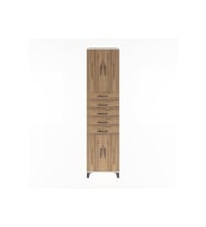 Hyperion Dolap 3 Raflı 5 Çekmeceli 4 Kapaklı 60x44x243 Aytaşı-Çam