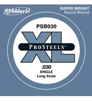 D'Addario PSB030 ProSteels Bas Gitar Tek Tel (Paslanmaz Çelik)