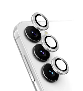 Newface Samsung Galaxy A25 5G Valdez Metal Kamera Lens - Gümüş