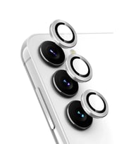 Newface Samsung Galaxy A25 5G Valdez Metal Kamera Lens - Gümüş