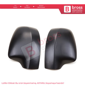 Dacia Duster 1 Sandero 2 Logan 2 için Sağ Sol Yan Dış Ayna Kapağı 963736915R, 963747198R