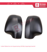 Dacia Duster 1 Sandero 2 Logan 2 için Sağ Sol Yan Dış Ayna Kapağı 963736915R, 963747198R