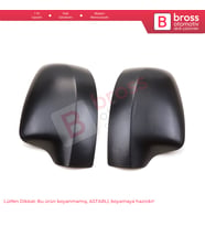 Dacia Duster 1 Sandero 2 Logan 2 için Sağ Sol Yan Dış Ayna Kapağı 963736915R, 963747198R