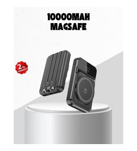 Mey İthalat® 15W Kablosuz Şarj Özellikli 10000 mAh Powerbank – Type-C Hızlı Şarj