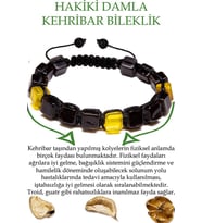 Üretici Sertifikalı Küp Kesim Bordo Sarı Doğal Damla Kehribar Bileklik (Çok Renkli)