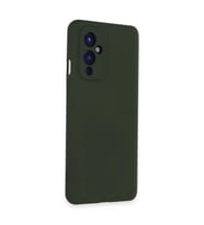 One Plus 9 Kılıf Nano İçi Kadife  - Koyu Yeşil