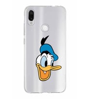 Xiaomi Redmi Note 7 Uyumlu Kapak Donald Duck Tasarımlı Şeffaf Silikon Kılıf