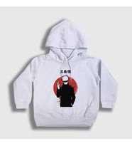 Presmono Unisex Çocuk Beyaz Satoru Anime Jujutsu Kaisen Kapüşonlu Sweatshirt 130627tt