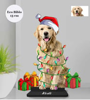 Kişiye Özel Sevimli Dostlarımız Köpek Ahşap Eco Biblo -7