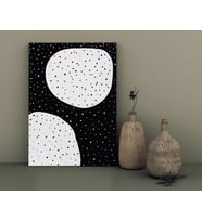 BK Home Dots & Spots Tasarımlı Kanvas Tablo-1