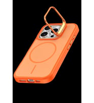 Pilelistore   Apple iPhone 16 Pro Max Flexa Magsafe Kapak - Turuncu