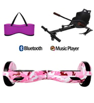 Citymate Elektrikli Kaykay Hoverboard Akıllı Denge 6.5 Inch + HoverKart + Çanta EXTREM PAKET D05
