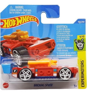 Hot Wheels - Bricking Speed - Experimotors 9/10 - Hct37 - Short Card - Moving Parts - Mega - Mattel (Çok Renkli)