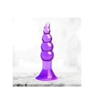 Boğumlu  Plug Tıkaç Dildo Favori Model Mor