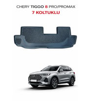 Chery Tiggo 8 Pro / 8 Pro Max 7 Koltuklu – Arka Koltuk İçin Tek Parça Paspas 3D Oto Paspas Premium