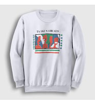Presmono Unisex Beyaz Vintage Talking Heads Sweatshirt 493993tt