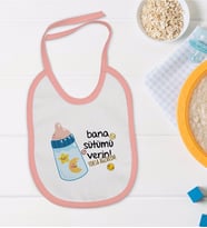 BK Kids Pembe Bebek Mama Önlüğü - Model 22