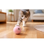 Runaway Kedi Otlu Sesli İnteraktif Top Kedi Oyuncağı