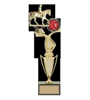 ODAK KUPA - Figürlü Kupalar - At / Binici Figürlü Kupalar FG-043 C - 39 cm