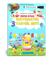 Okul Öncesi ve Birinci Sınıflar İçin Süper Ötesi Matematik YAZ-SİL Kitabı