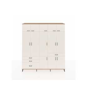 Hyperion Gardrop 8 Raflı 4 Çekmeceli 3 Askılı 220x44x243 Çam-Aytaşı/Aytaşı