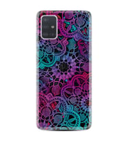 Samsung a71 A72 A73 A7 A9 2018 C7 C9 Kılıf Desenli Silikon Colurful Mandala 1667