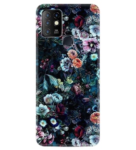 INFINIX Hot 10 Kılıf Resimli Silikon Kılıf Great Flowers 1304