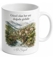 Eruh Tarihi Dokusu ve Doğası Siirt Hatırası Kupa Bardak Hediye