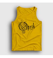 Presmono Unisex Sarı Logo Opeth Atlet 100902tt (Sarı)