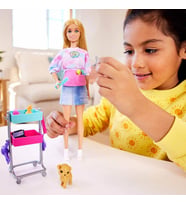 Barbie Malibu Stilist Bebek Oyun Seti HNK95