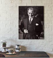 BK Home Atatürk Tasarımlı Kanvas Tablo-33
