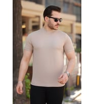 Erkek Yarım Balıkçı Yaka Kısa Kollu T-shirt