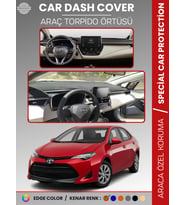 TOYOTA COROLLA (2019+) TORPİDO ÖRTÜSÜ E210 KASA HAYALET EKRANLI DİJİTAL GÖSTERGELİ TORPİDO KORUMA