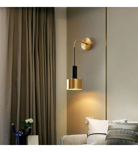 Rsylight Metal Retro Dekoratif Rustik Gold Aplik