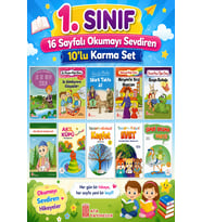 1. Sınıf Okumayı Sevdiren 16 Sayfalık 10 lu Karma Hikaye Seti
