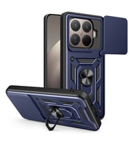 Xiaomi 15T Pro Uyumlu Kılıf Magnetik Standlı Kamera Korumalı Zore Sürgülü Vega Kapak