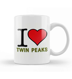 I Love Twin Peaks Kupa Bardak Porselen