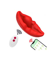 APP Kontrollü Klitoral Vibratör Kırmızı