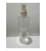 250ml Şeffaf Plastik Şişe+sprey Başlık,dezenfektan Şişesi,medikal Şişe,boş Şişe,100 Adet