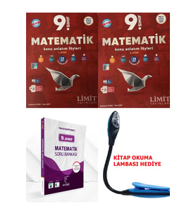 Limit Yayınları 2024-2025 9 Sınıf Matematik Yeni Maarif Modeli GÜNCEL Limit Konu + Karekök Soru Bankası Seti (Çok Renkli)
